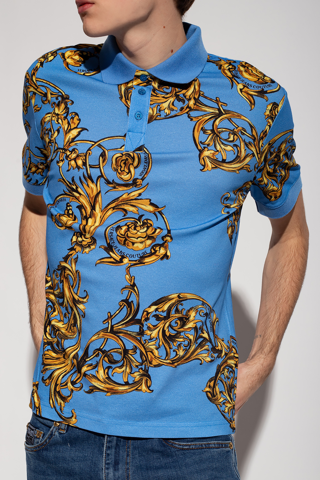 printed polo shirt Versace Jeans Couture - Barocco